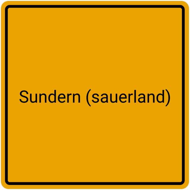 Meldebestätigung Sundern (Sauerland)